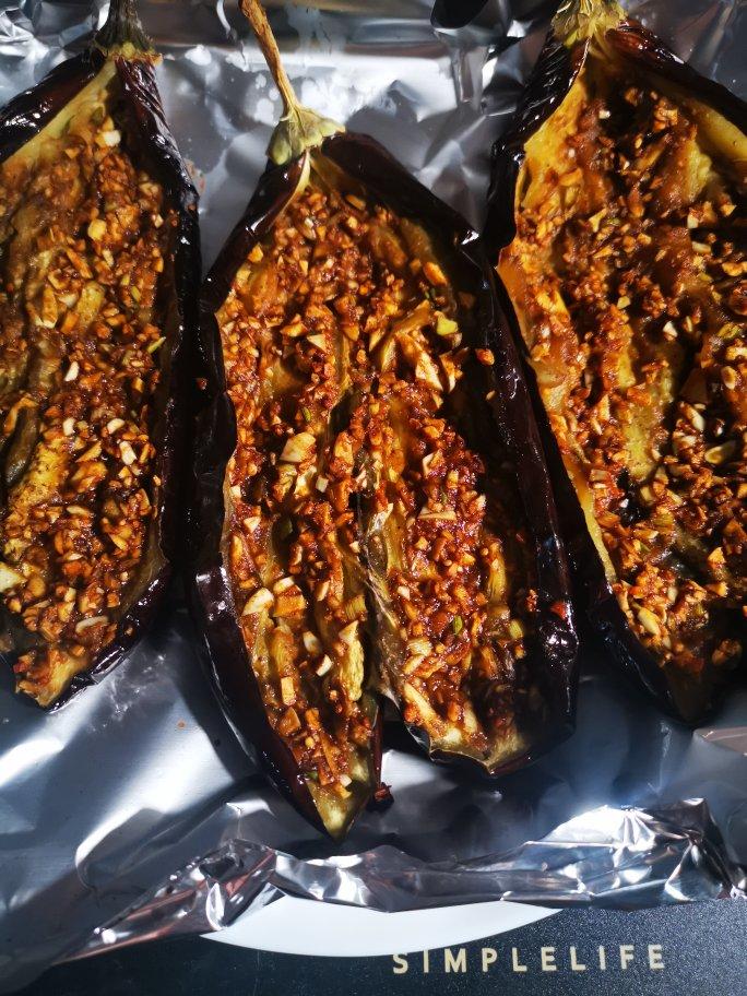 april8261做的烤茄子烤箱版香气四溢媲美烧烤摊