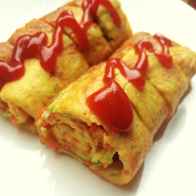 宝宝辅食：厚蛋烧（12m+）