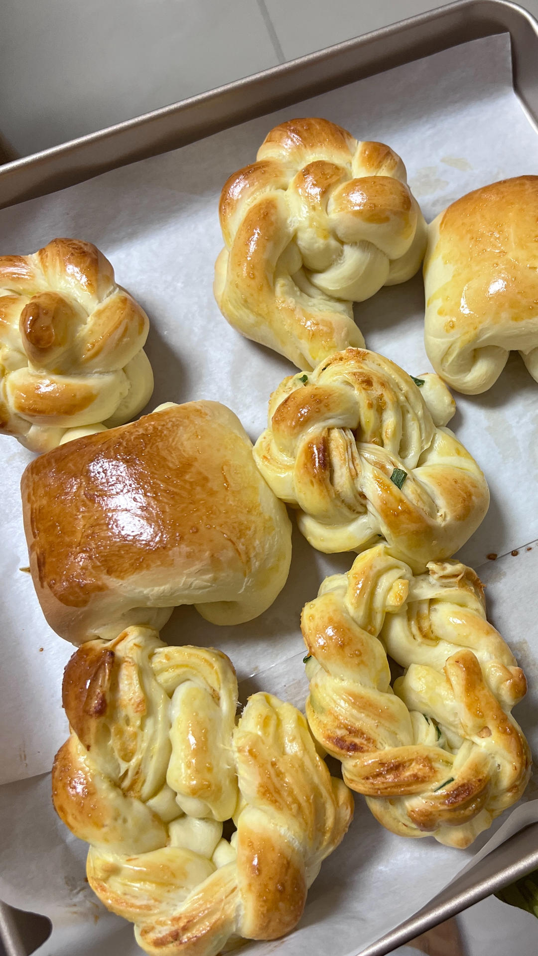 香葱肉松mini小吐司