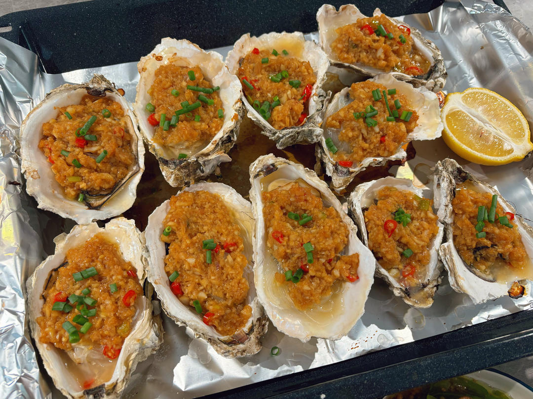 超简单～蒸蒜蓉生蚝