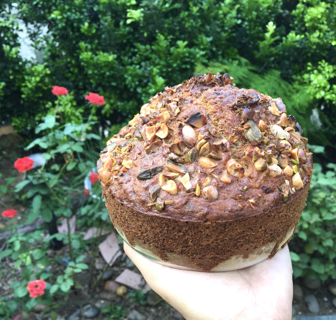 简易版香蕉核桃蛋糕