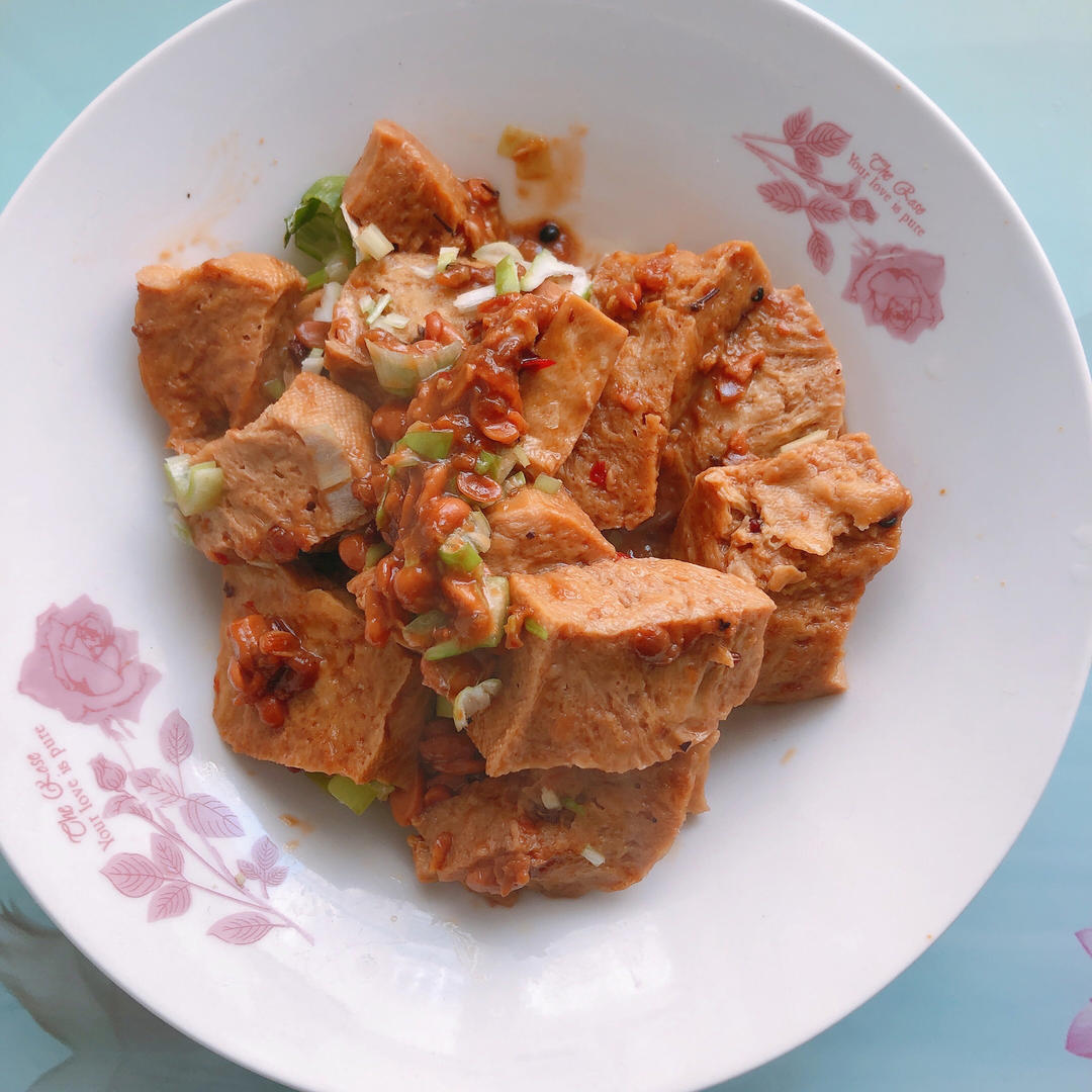 红烧冻豆腐