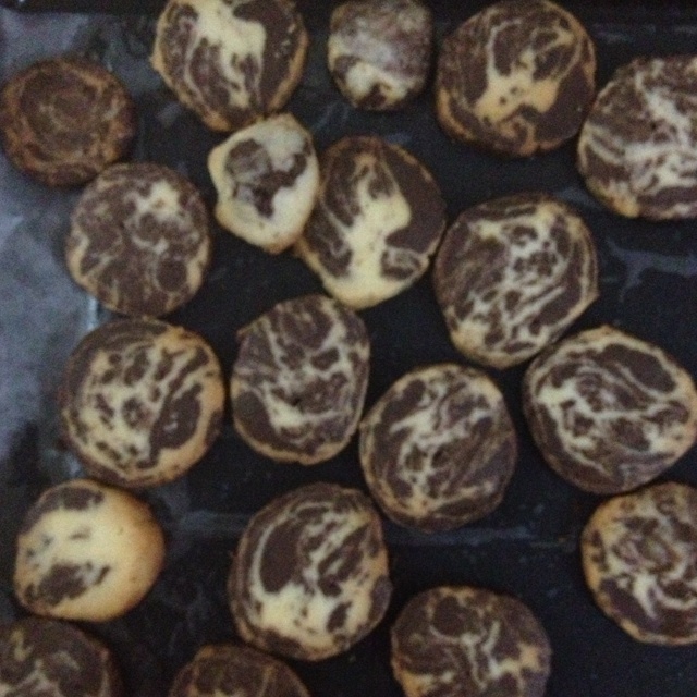 哥手把手教你做大理石曲奇