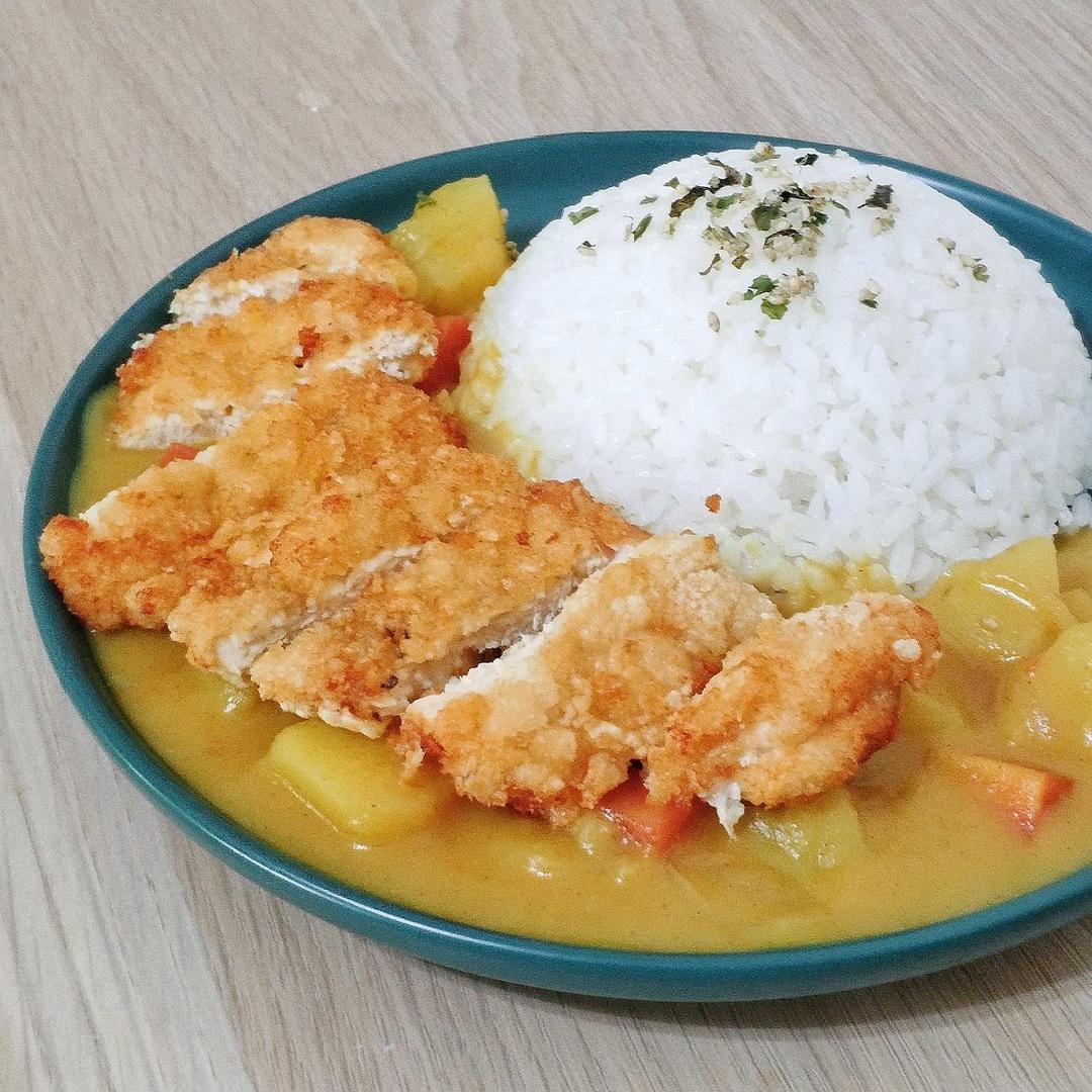 好吃不过【咖喱鸡排饭】🍛手把手教你做美食