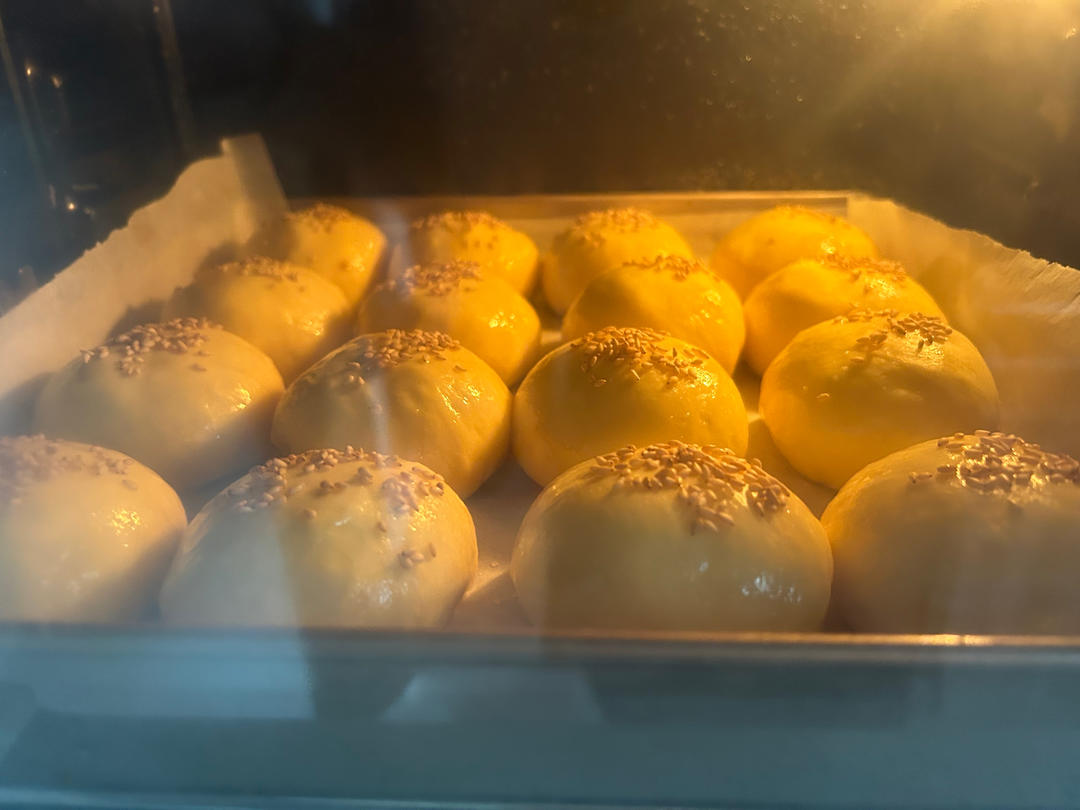 奶黄小餐包-一次发酵超好吃（附快手奶黄馅制作方法）