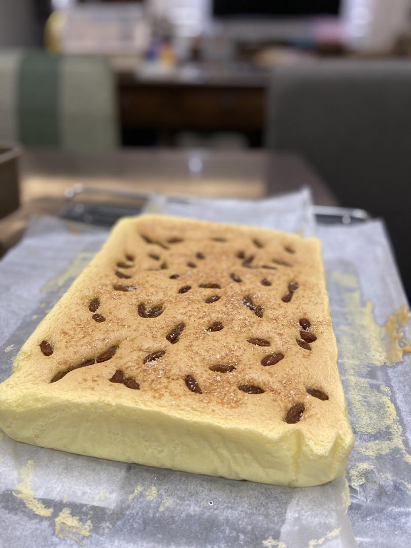 网红爆款芝士古早味蛋糕