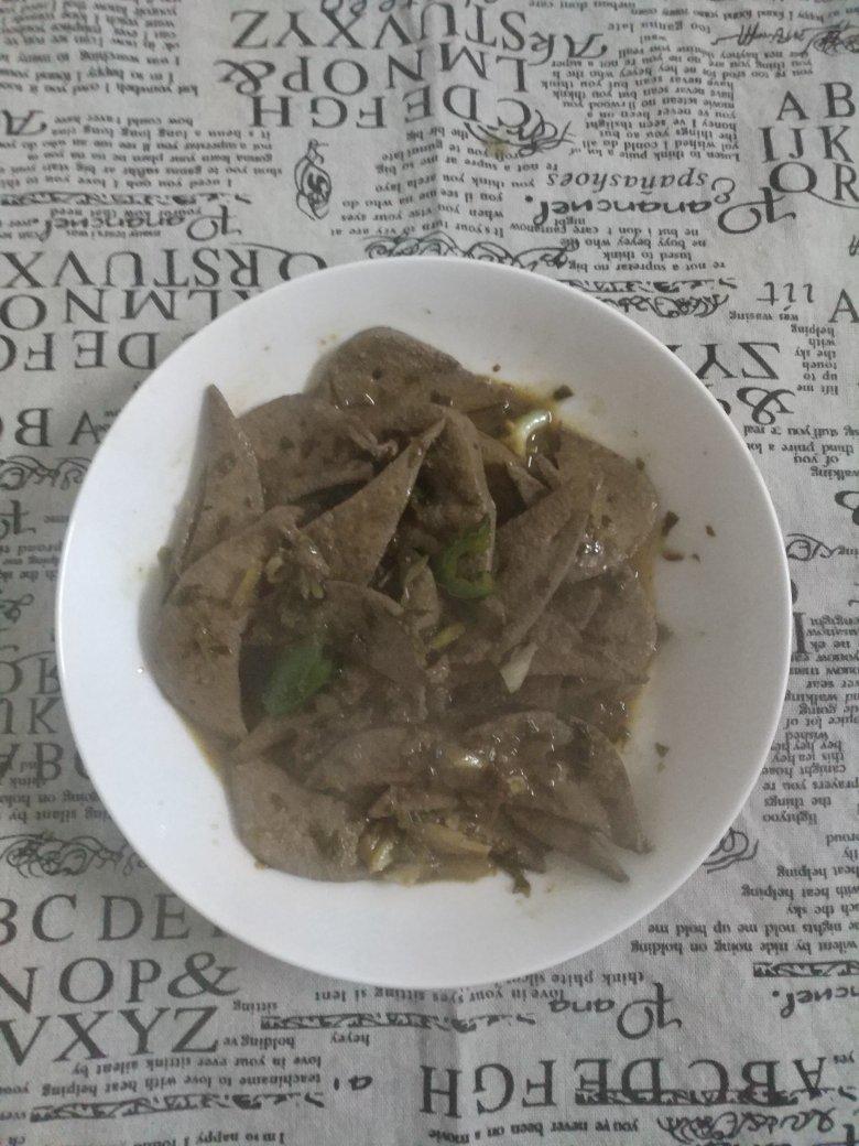 青椒炒猪肝