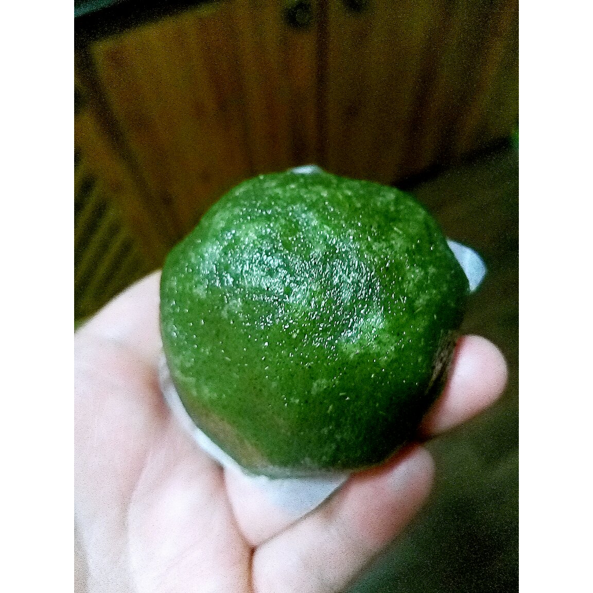 咸蛋黄肉松青团