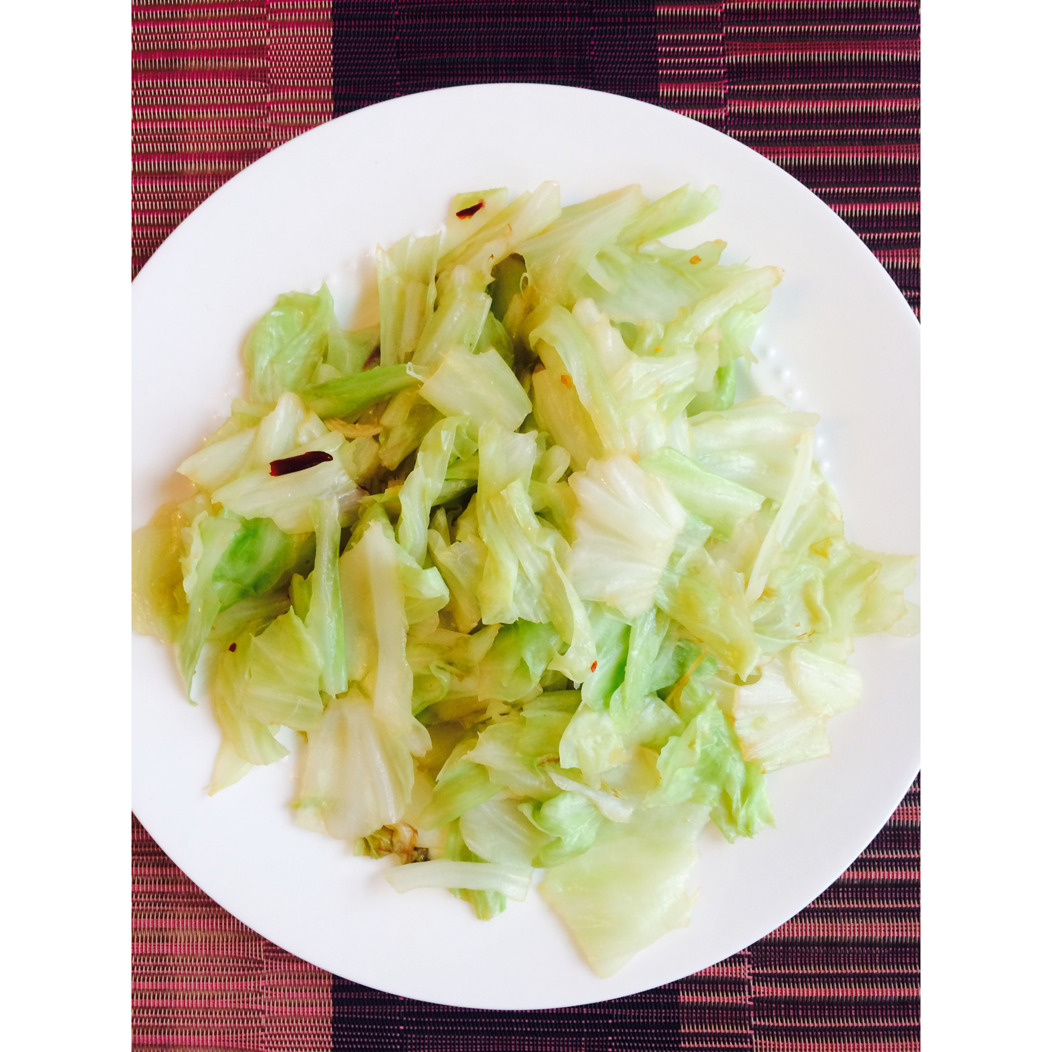 炝炒包心菜
