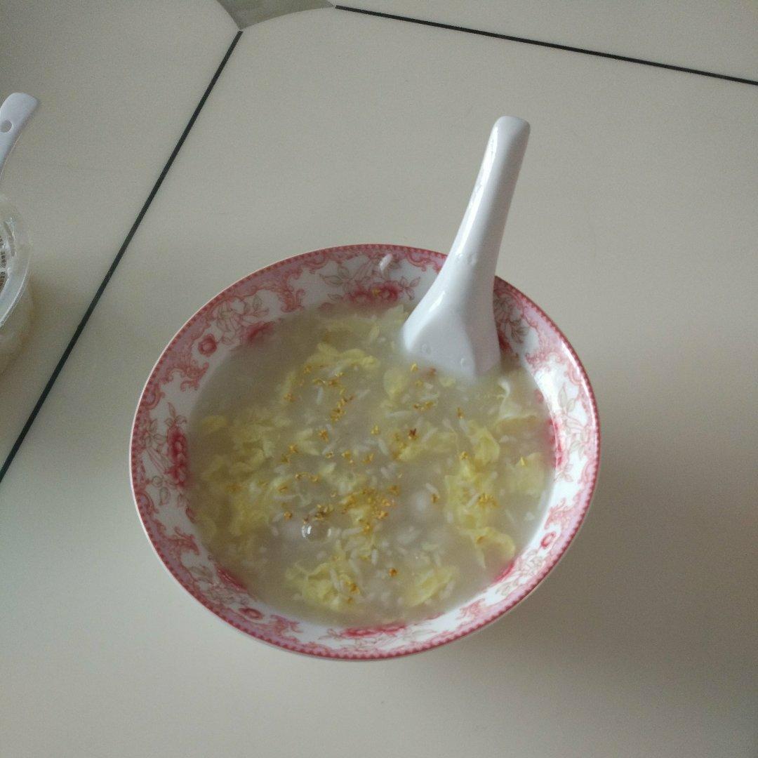 蛋花酒酿圆子