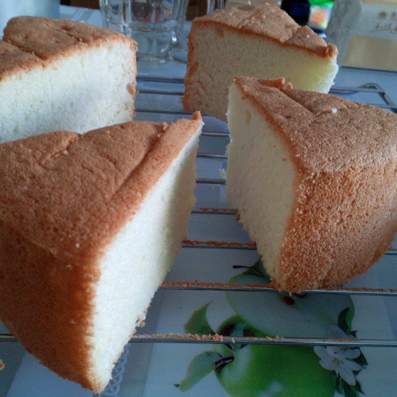 戚风蛋糕八寸（君之博客版）