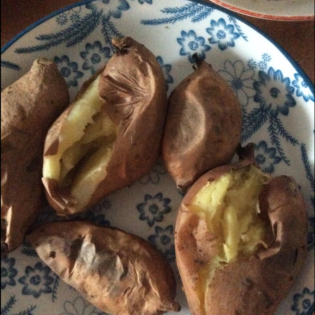 烤地瓜（烤箱初试）