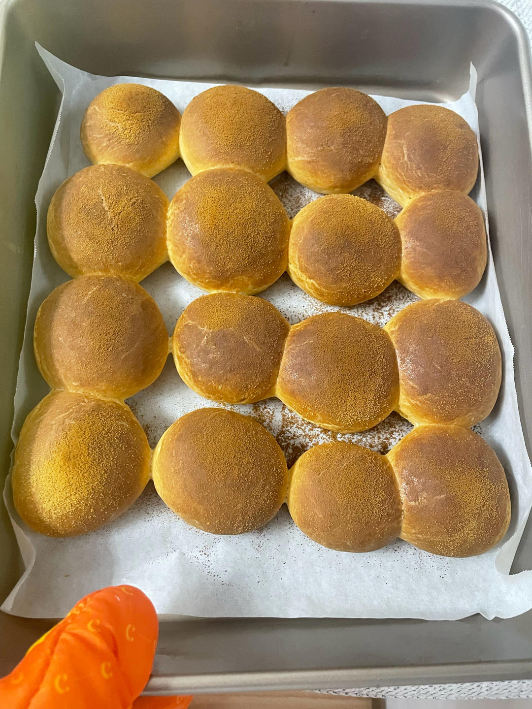 云朵牛奶小面包（无油低糖）❗️免揉面免手套膜❗️