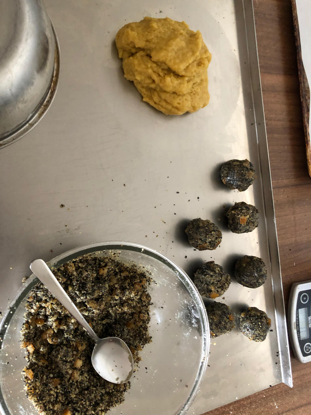 黑芝麻馅自用（月饼）