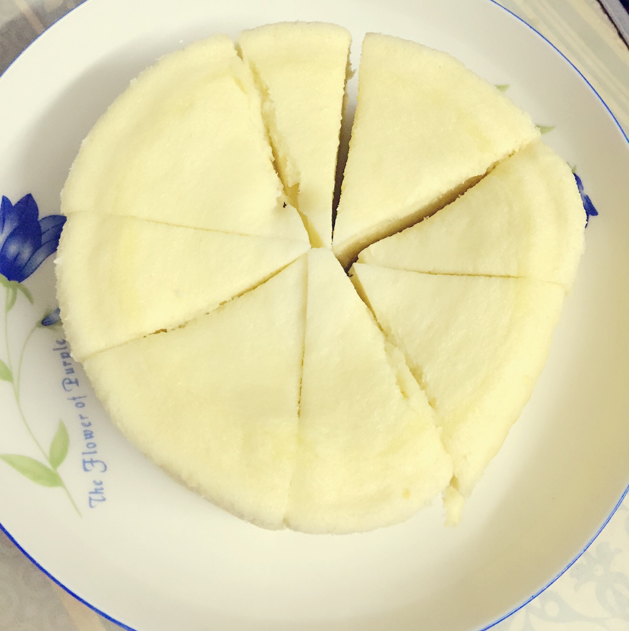 蒸蛋糕。。。清蒸戚风蛋糕---健康营养蒸出来（2蛋6寸）