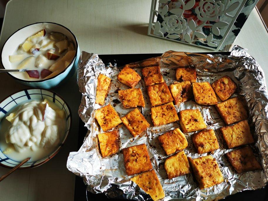 比烧烤摊还好吃的孜然烤豆腐