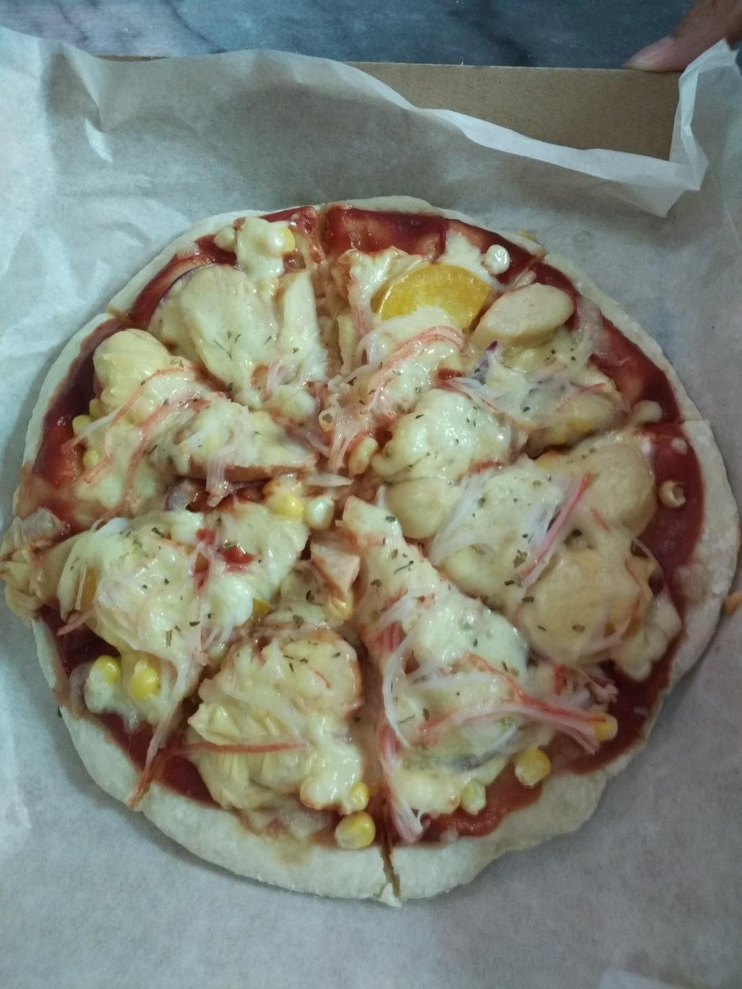 不用酵母的披萨底 No Yeast Pizza Dough