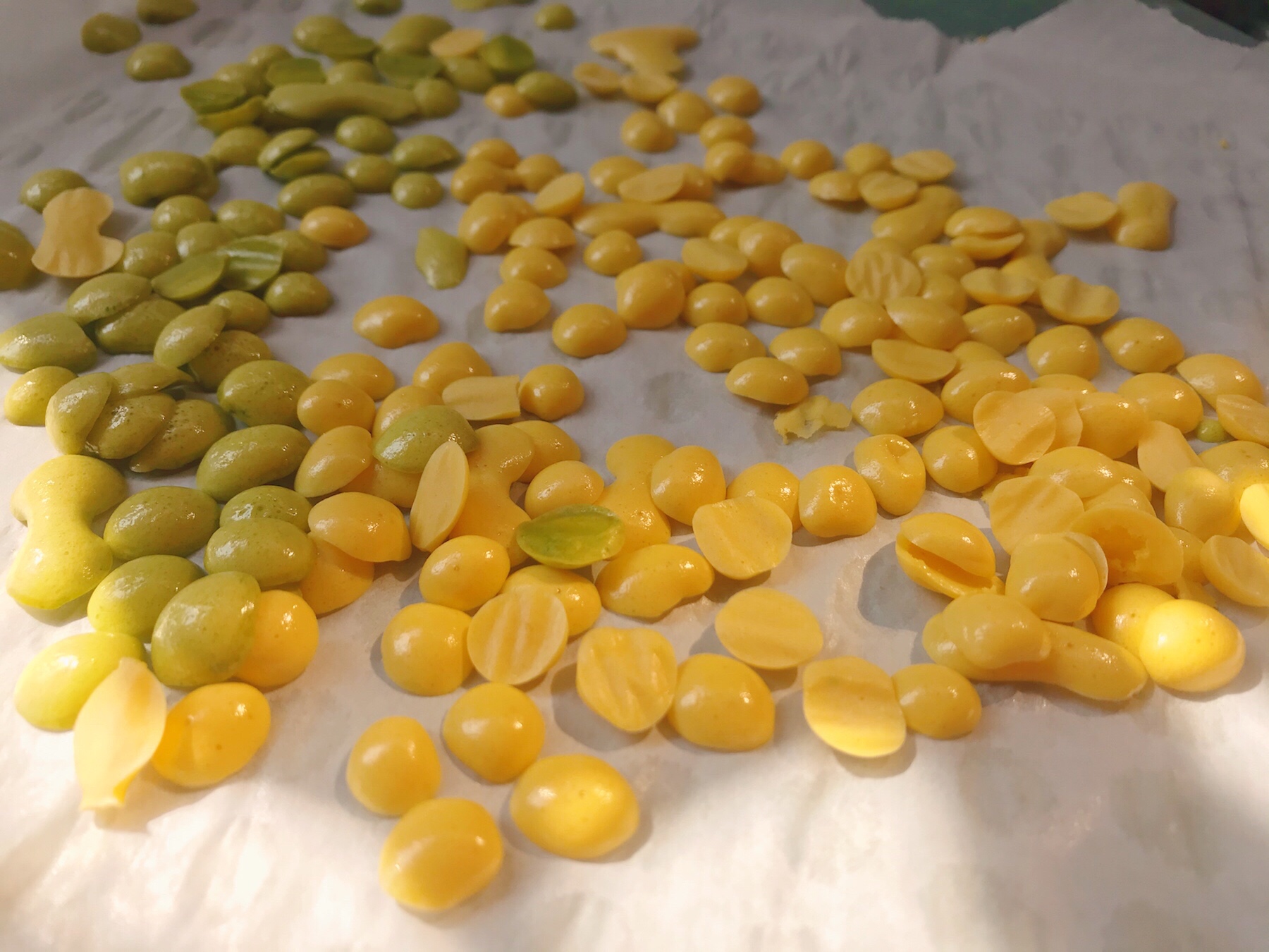 无糖蛋黄果蔬溶豆的做法 步骤6