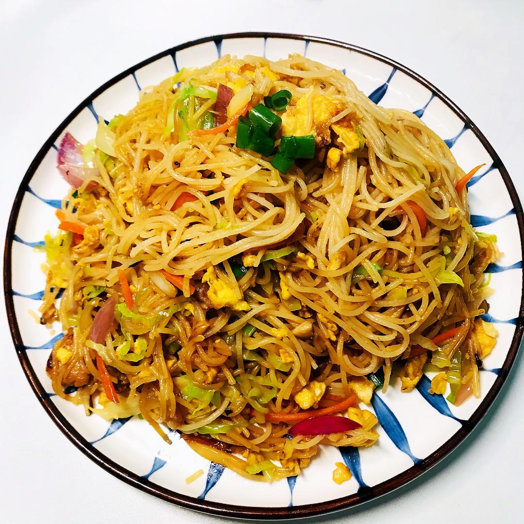 猪油渣炒米粉/粉干
