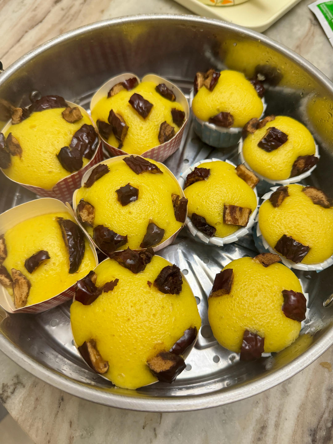 松软不发粘的南瓜发糕