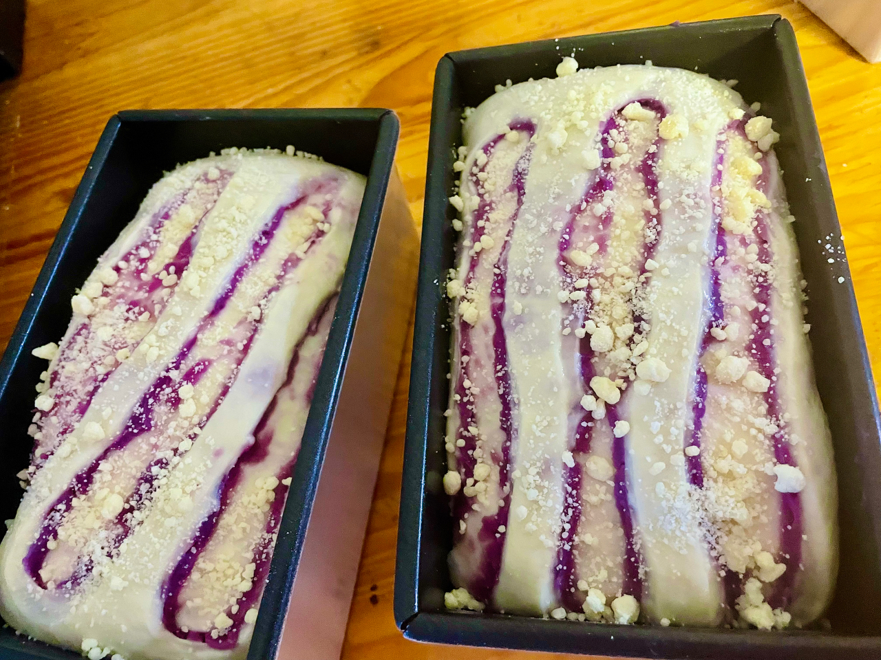 鲜奶紫薯吐司