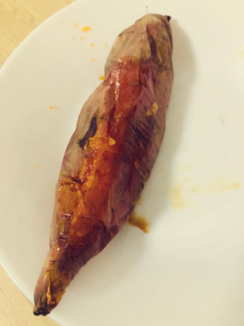 烤箱烤红薯