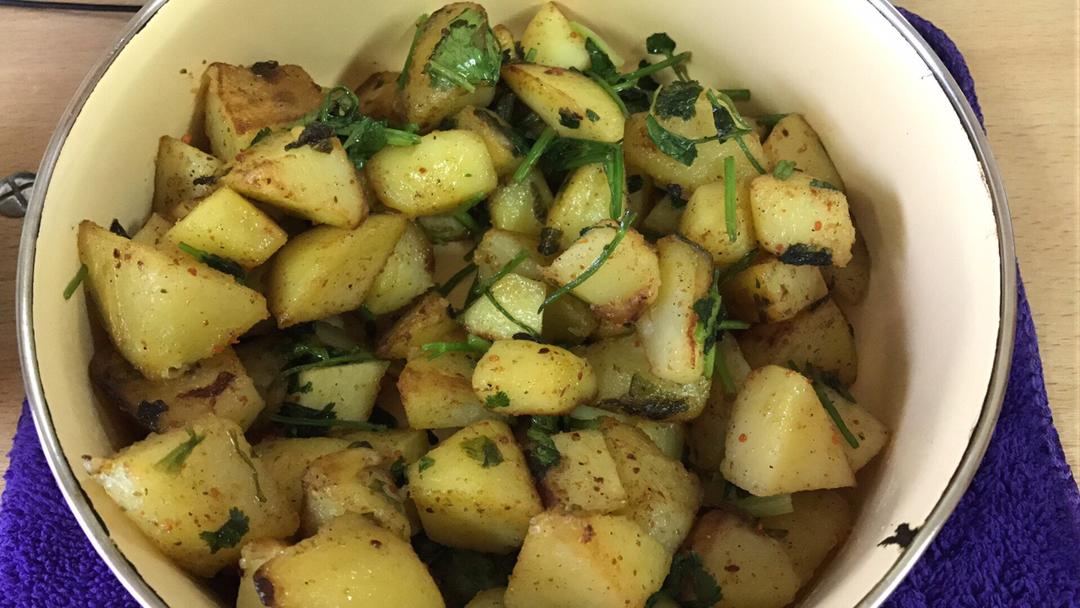 孜然烧烤土豆之无烤箱版