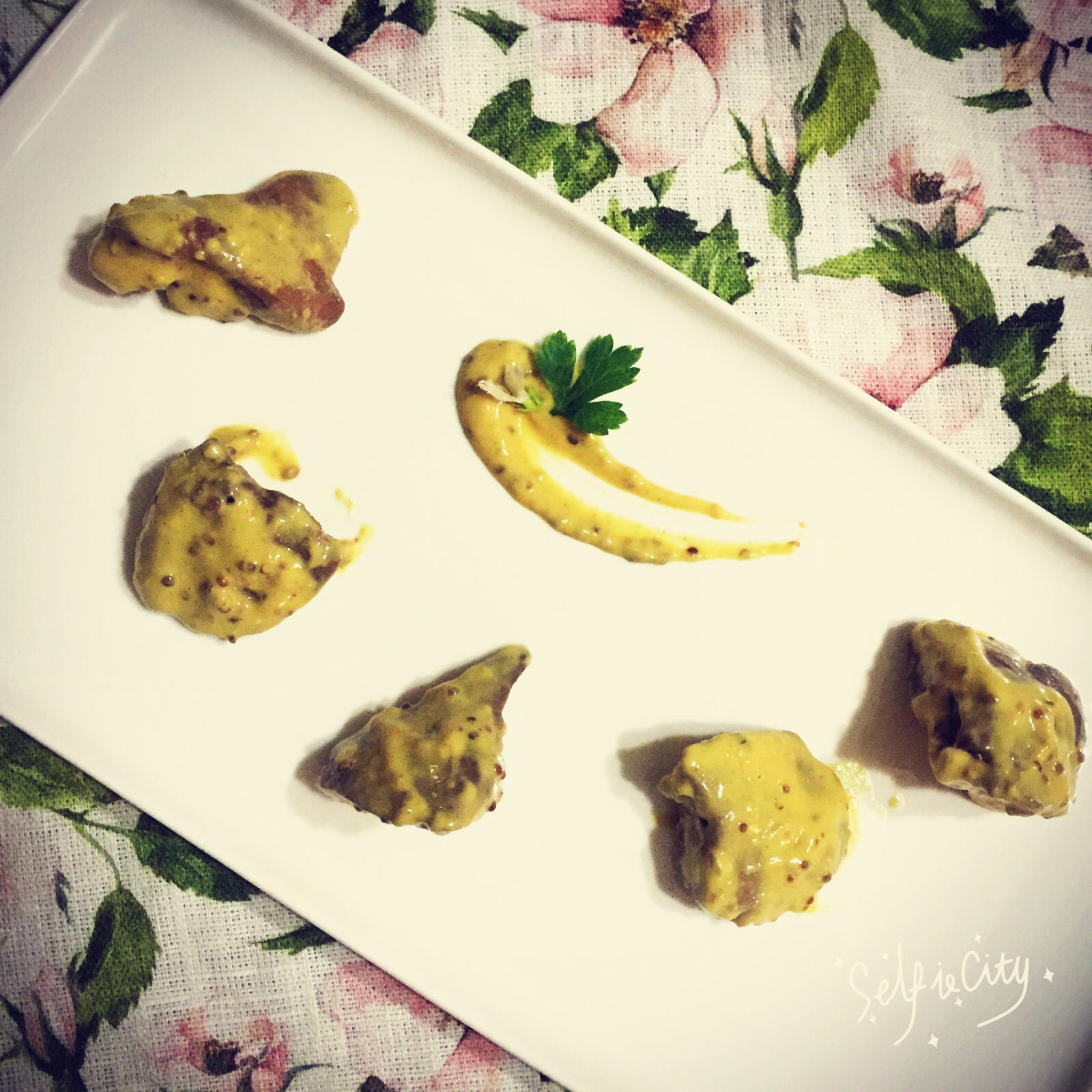 #山川湖海，厨房与爱#大烩吃食——芥末鸡肝