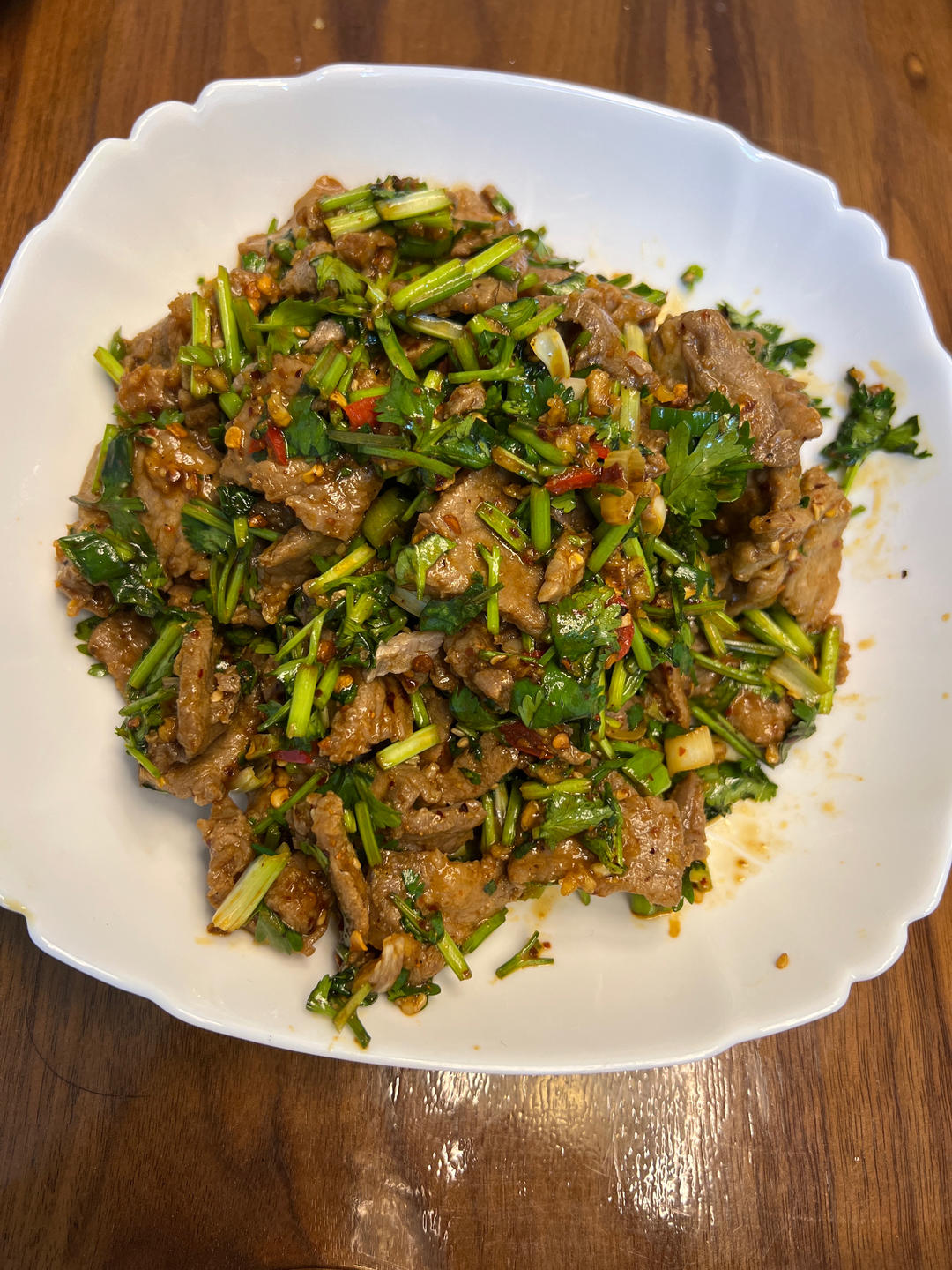 超级快手香菜拌牛肉