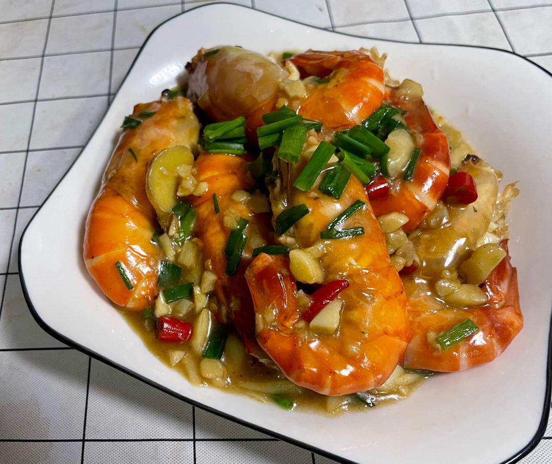 吮指蒜蓉啤酒罗氏虾