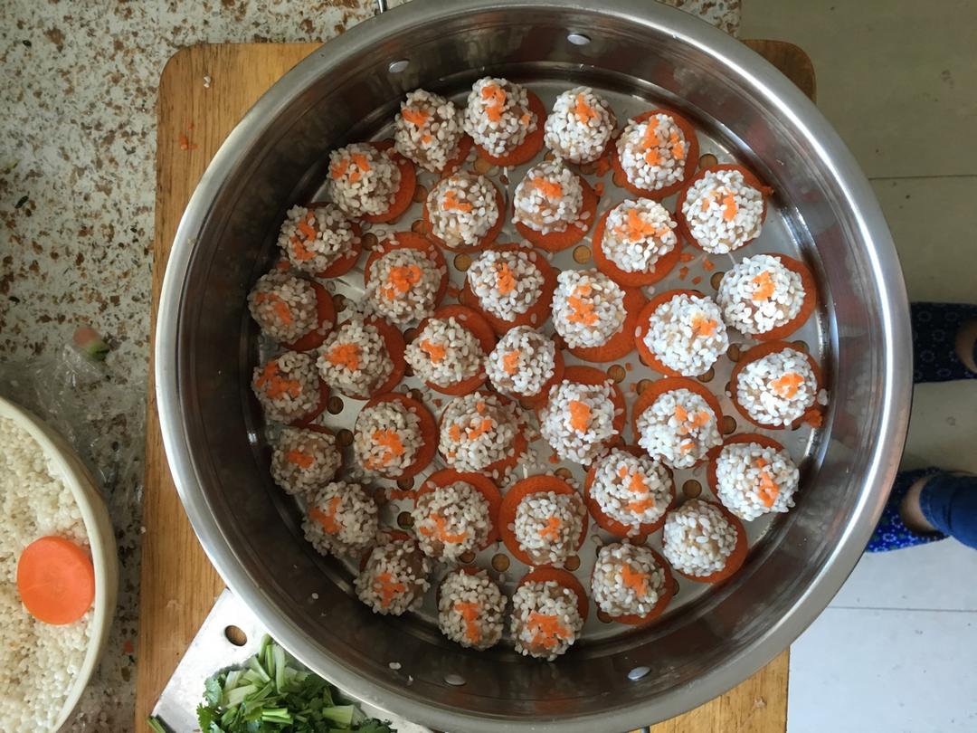 蒸糯米丸子