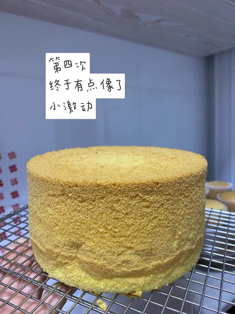 6寸戚风蛋糕零失败版