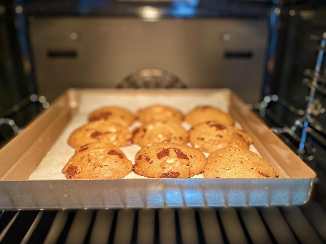 椰子碎巧克力曲奇饼干