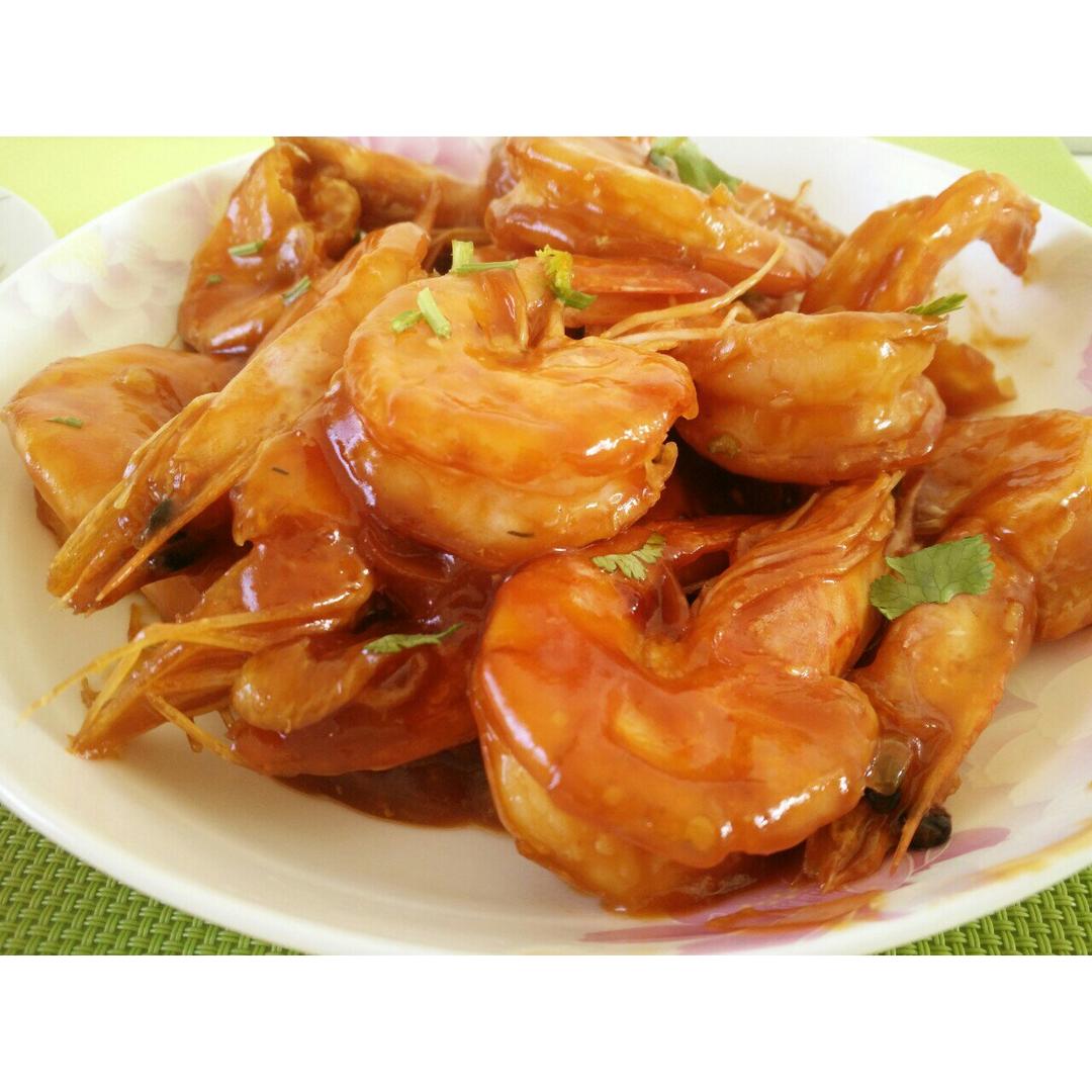 茄汁黄金虾