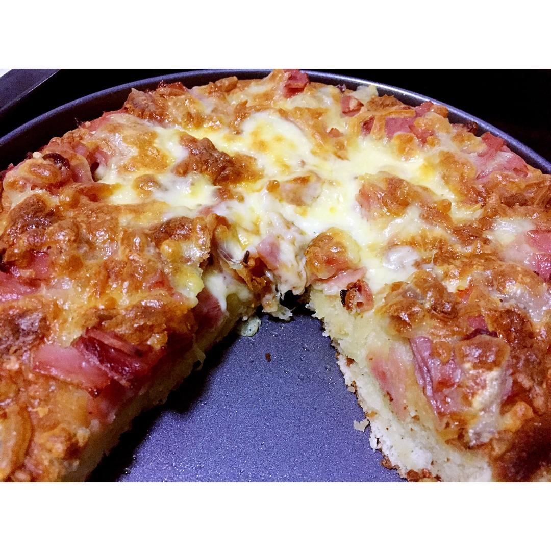 培根火腿披萨