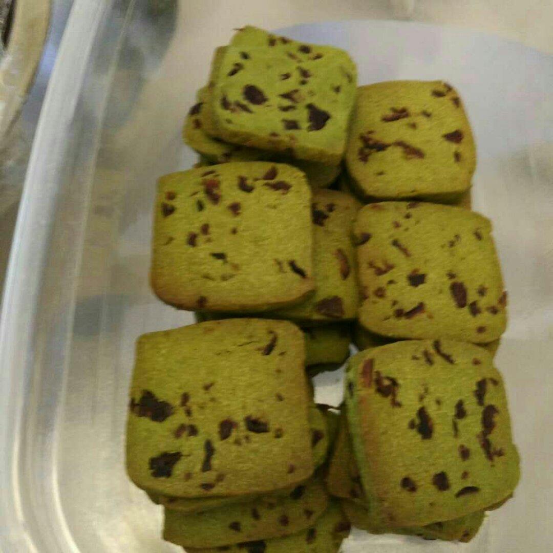 抹茶蔓越莓饼干
