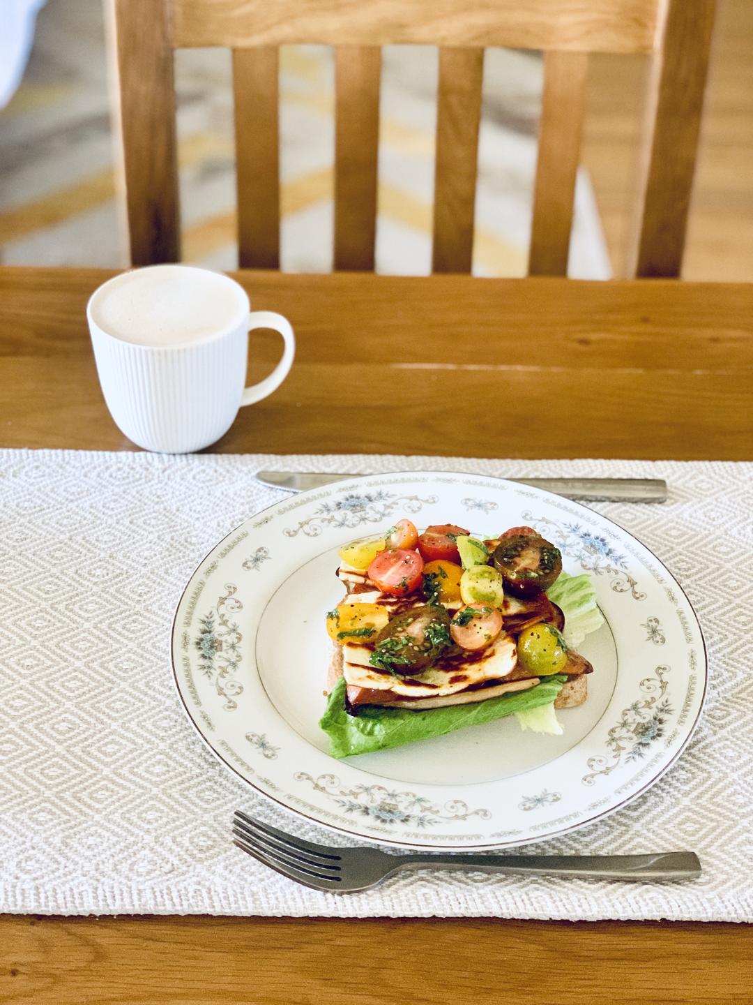 自制·Halloumi Cheese哈罗米芝士三明治的做法