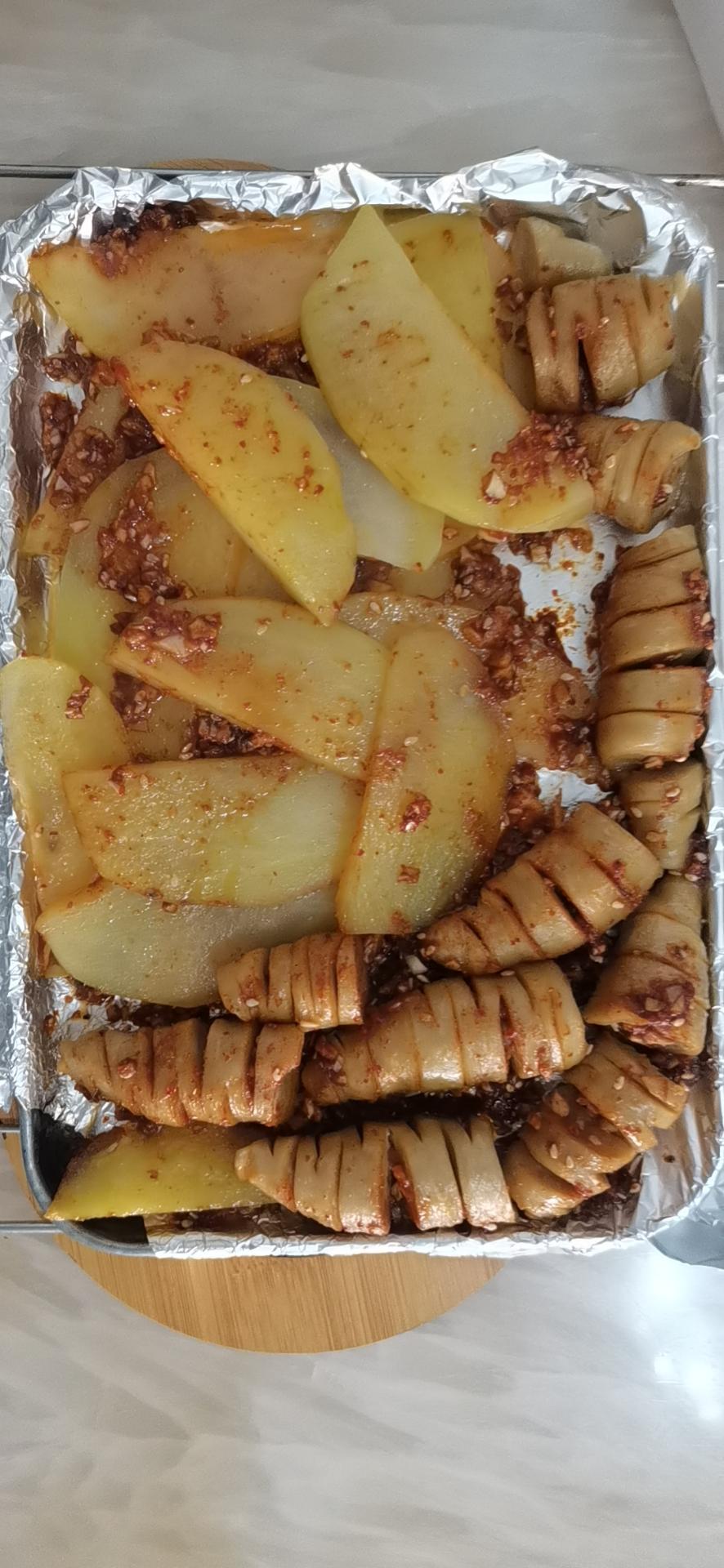 烤箱烤面筋