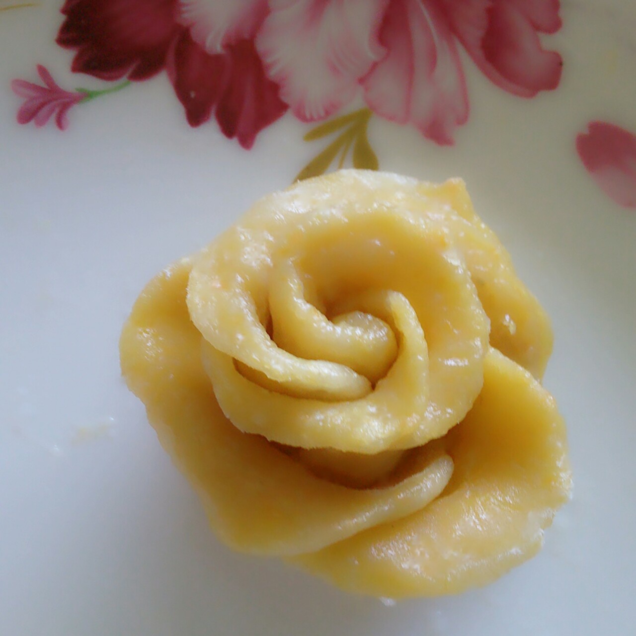 南瓜玫瑰花馒头