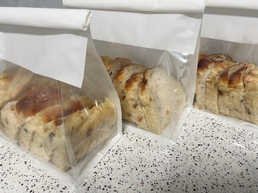 麻烦也值得的酸奶橙皮丁吐司（450克模具）