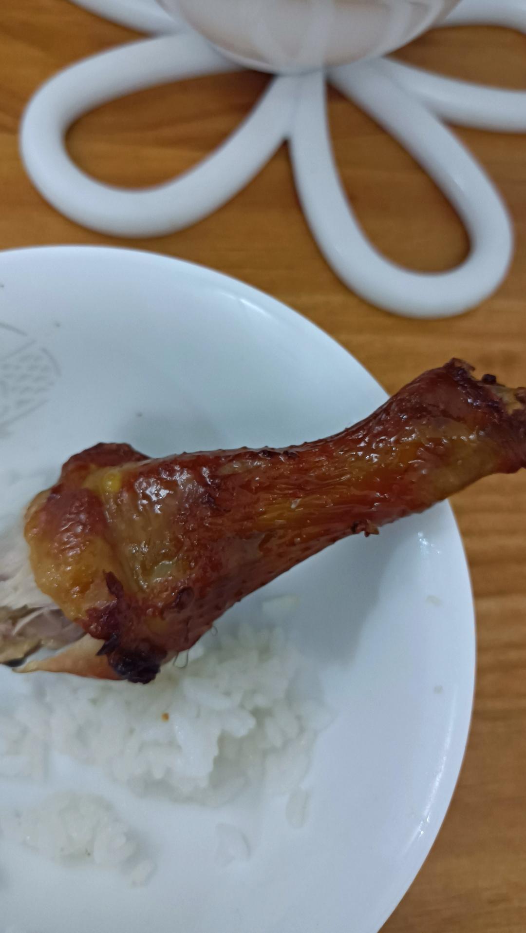 空气炸锅烤鸡腿，鲜嫩多汁