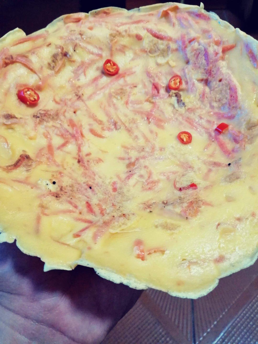 胡萝卜鸡蛋饼