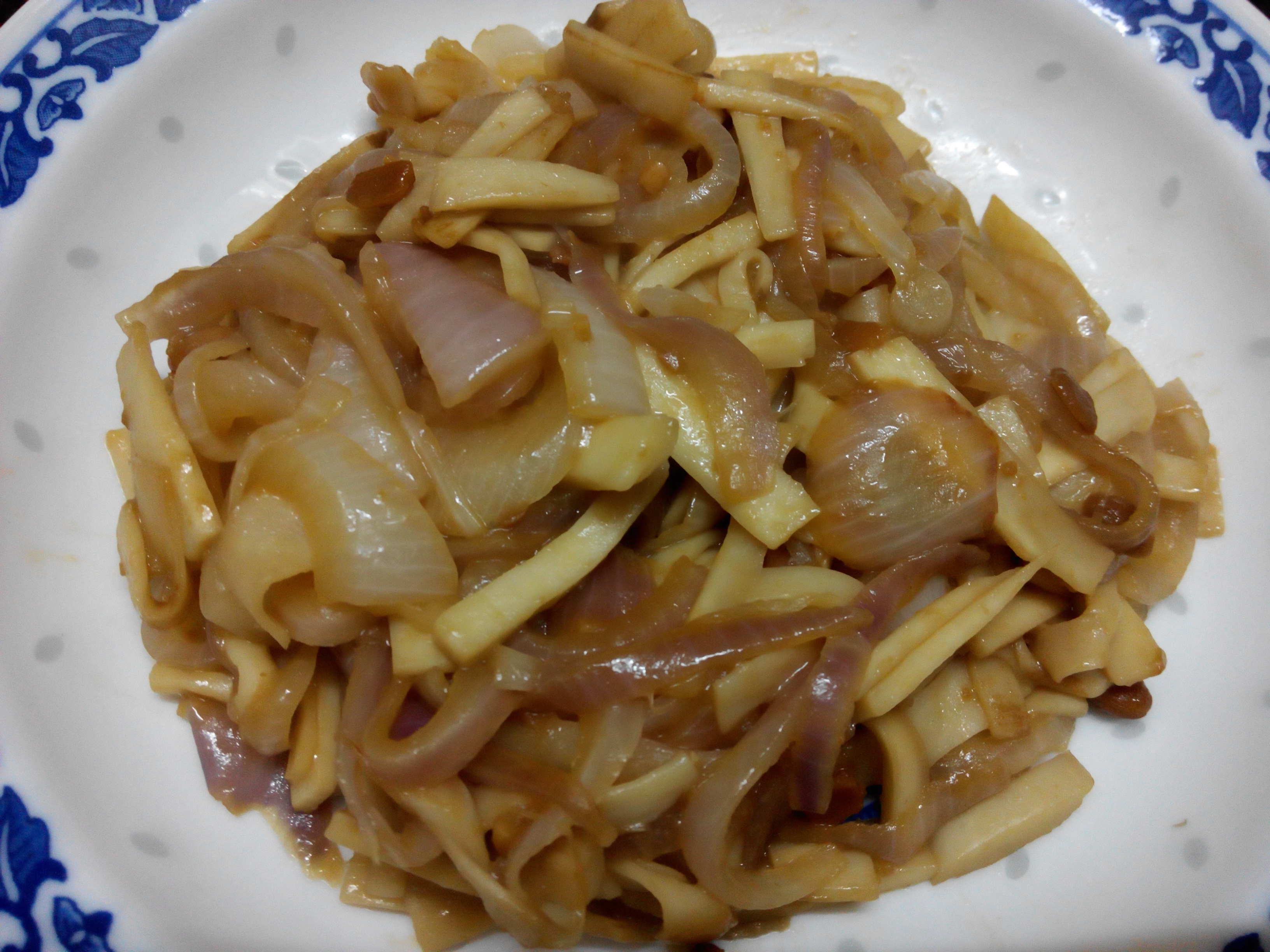 洋葱遇到杏鲍菇