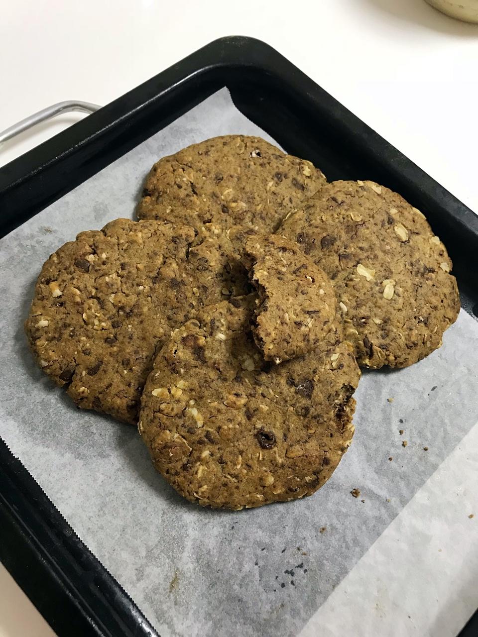 巧克力燕麦饼干