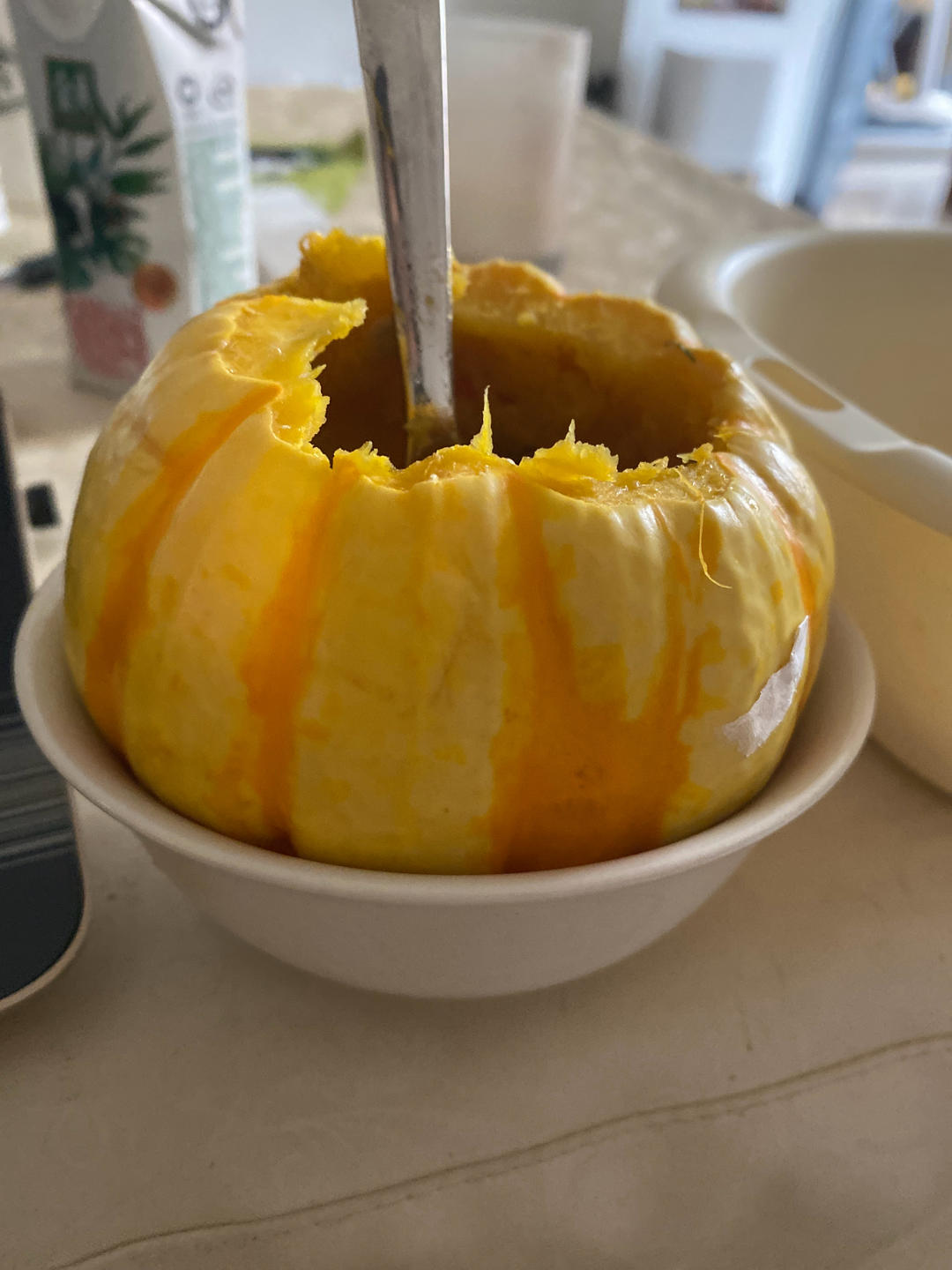 快手早餐--230大卡的微波炉贝贝南瓜