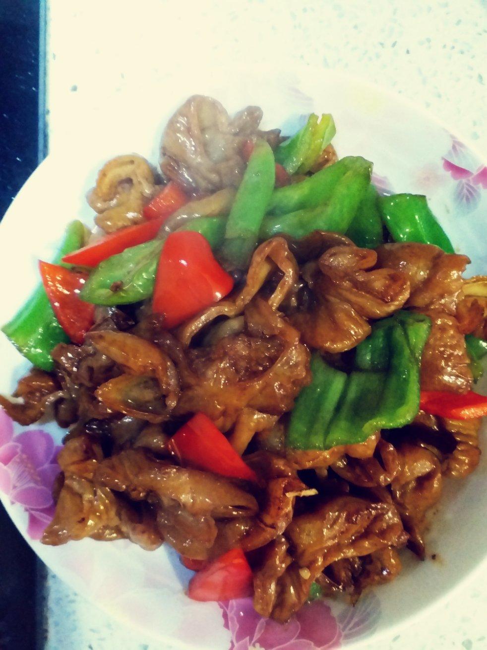 红烧青椒肥肠