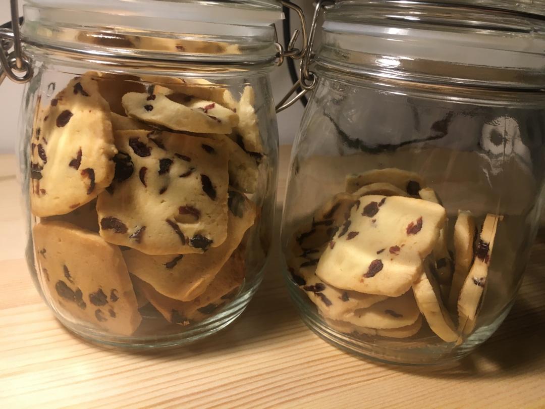 低糖少油版蔓越莓饼干