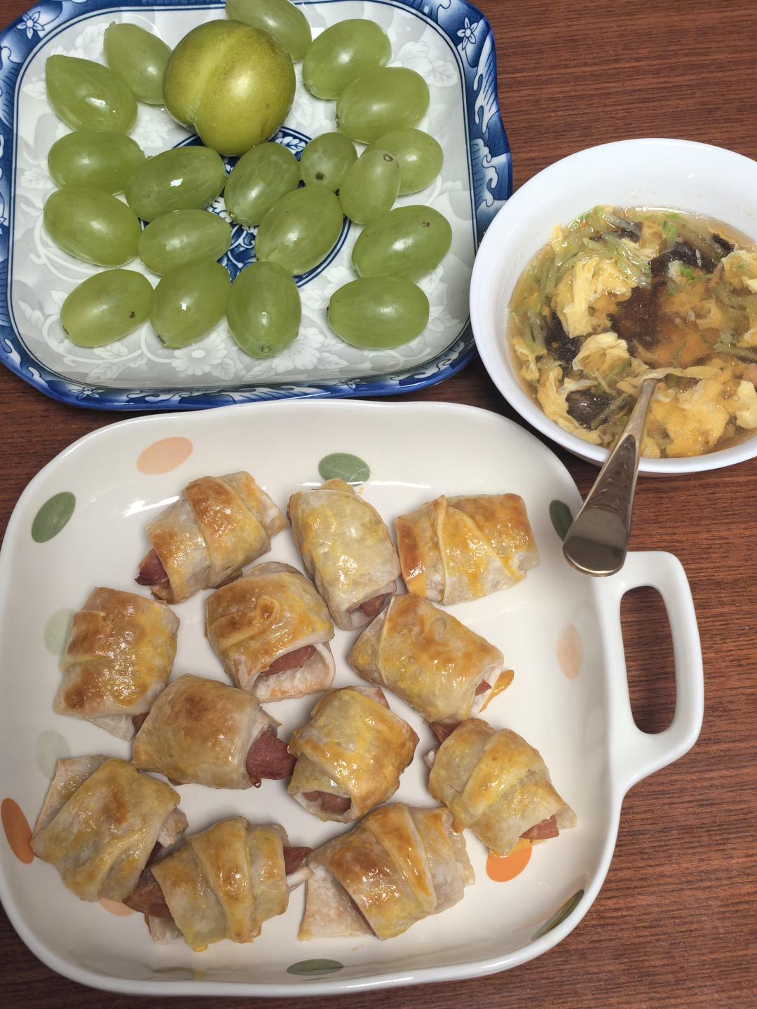 手抓饼也能做🥐可颂面包