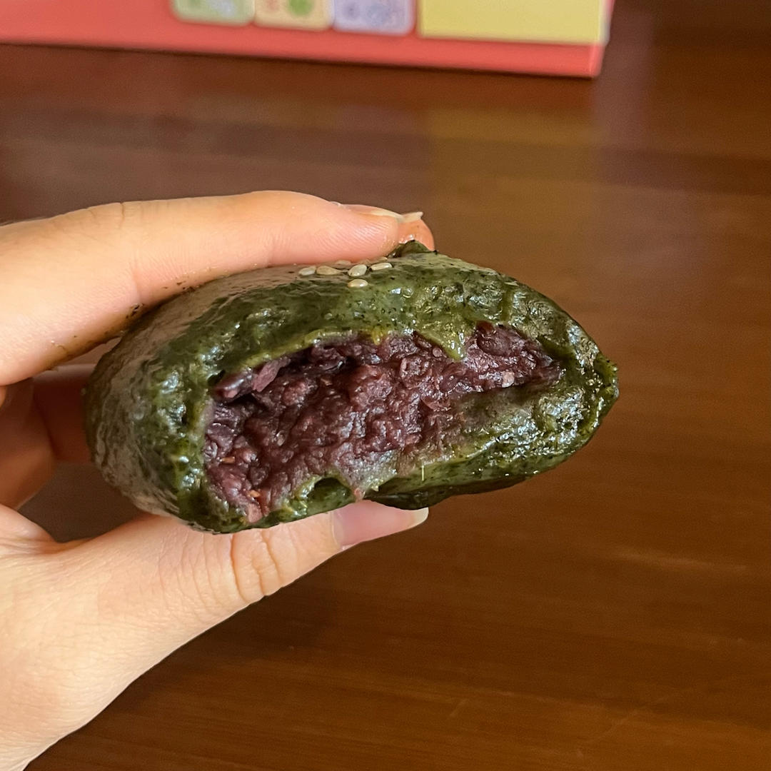 《Tinrry+》咸蛋黄肉松青团+红豆沙青团