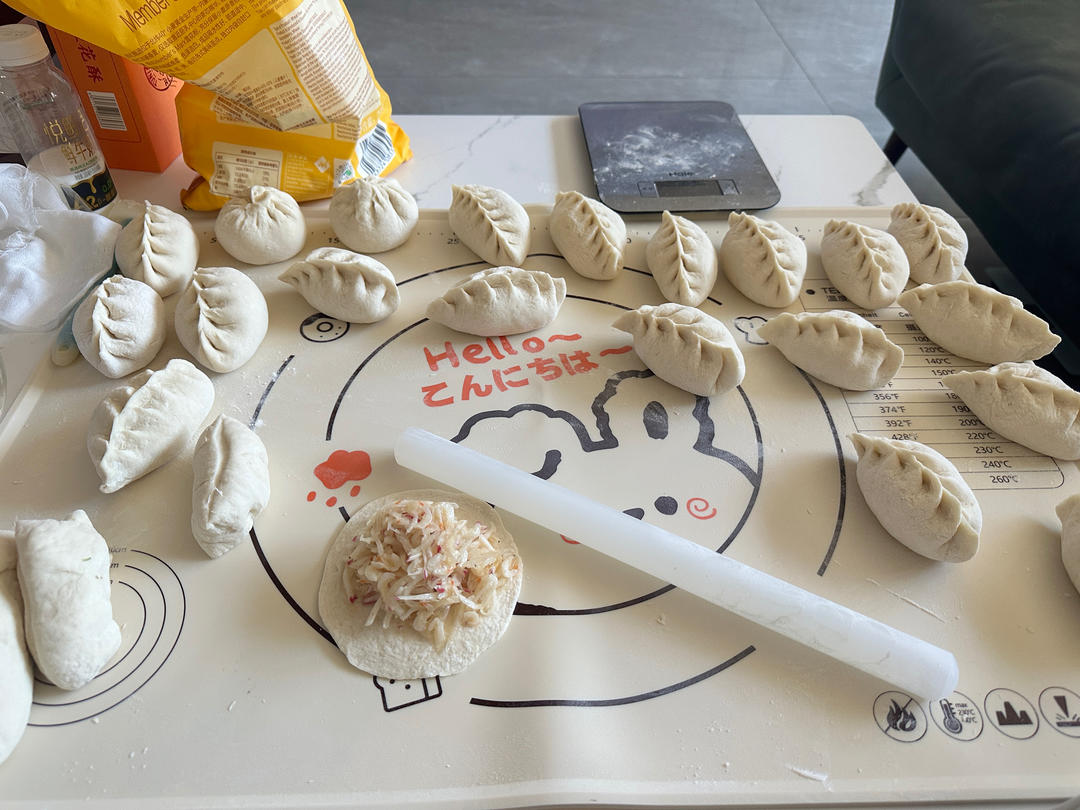 比肉还好吃的白萝卜粉条包子❗️（内附调馅方法）